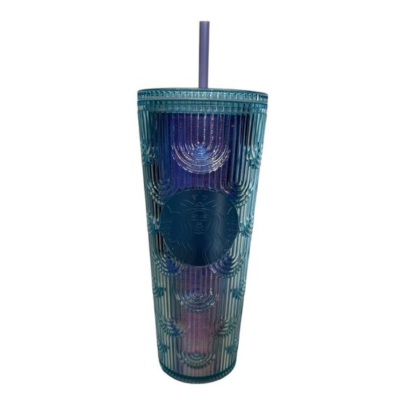 Starbucks | Iridescent Mermaid Scales Venti Cold Cup 24 oz - Picture 1 of 6